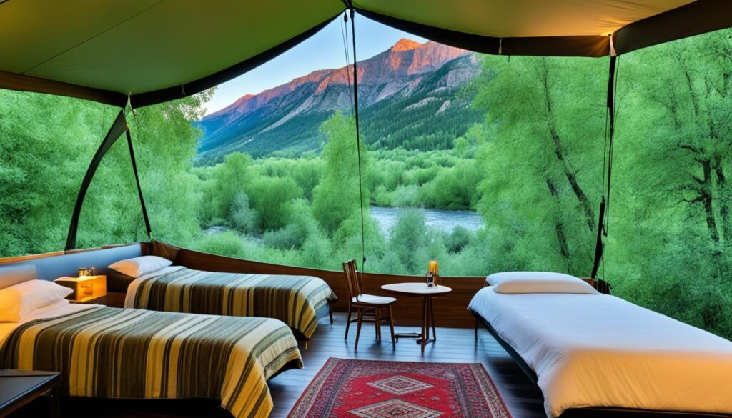 upscale tent accommodations upscale tent accommodations