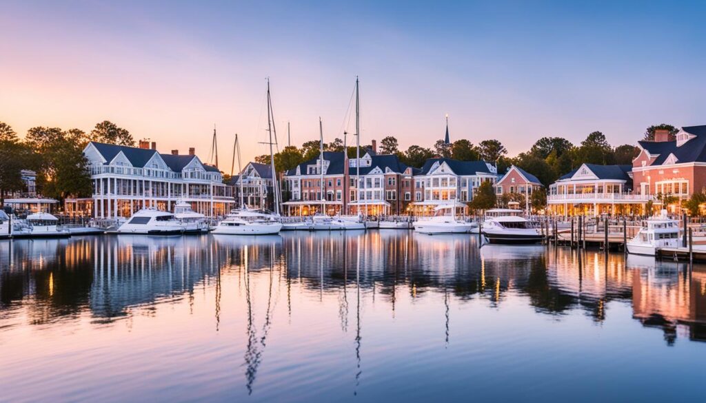 waterfront lodging in Annapolis