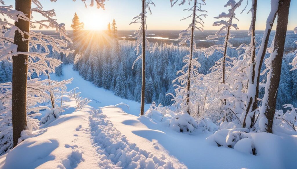 winter hiking on Duluth hiking trails winter hiking on Duluth hiking trails