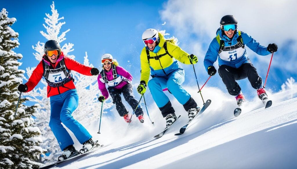 winter sports in Utah Olympic Park