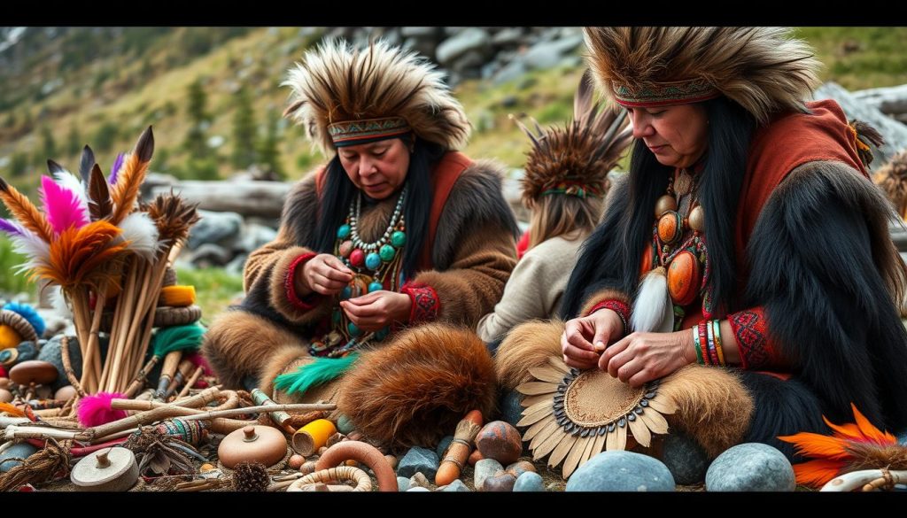 Alaska Native artisans showcasing unique materials in Native art Alaska Native artisans showcasing unique materials in Native art