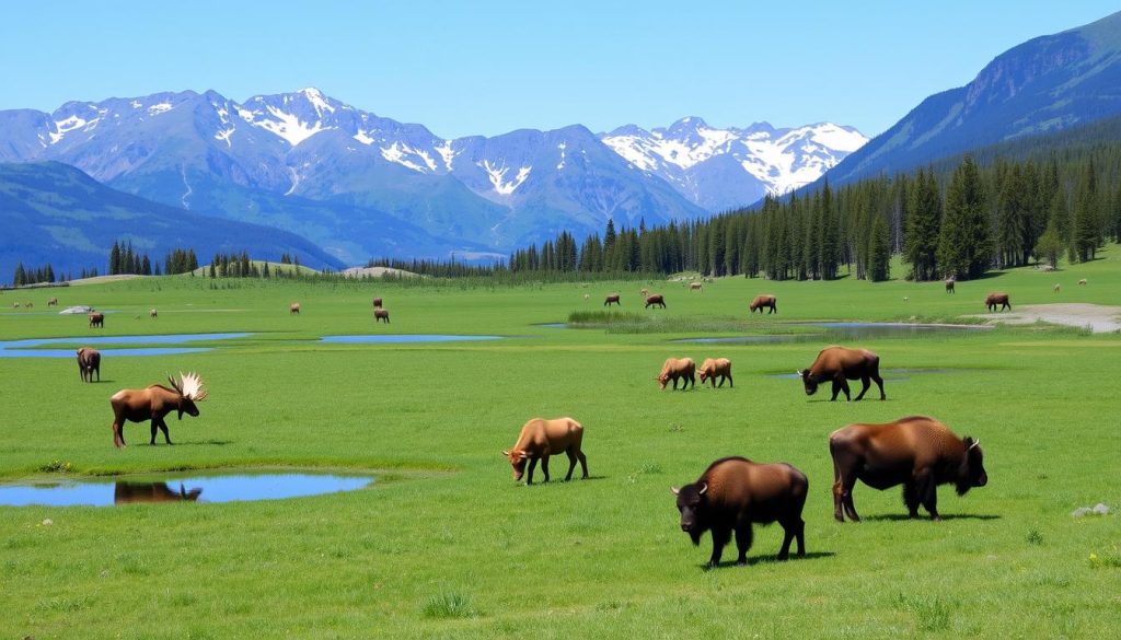 Alaskan wildlife at the Alaska Wildlife Conservation Center