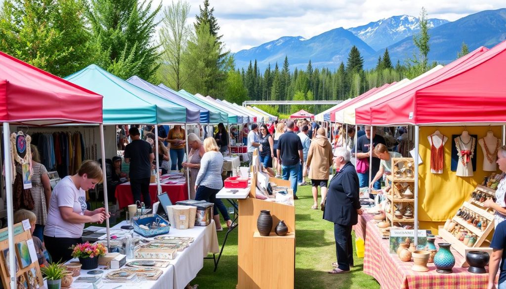 Anchorage craft fairs showcasing local artisans and handmade markets