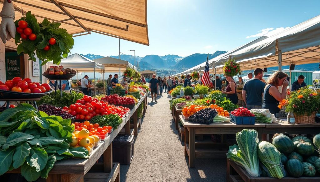 Anchorage farmers markets showcasing local produce