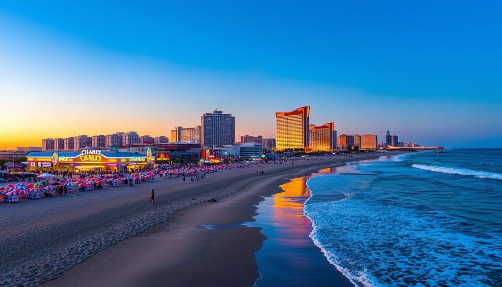 Atlantic City oceanfront scene