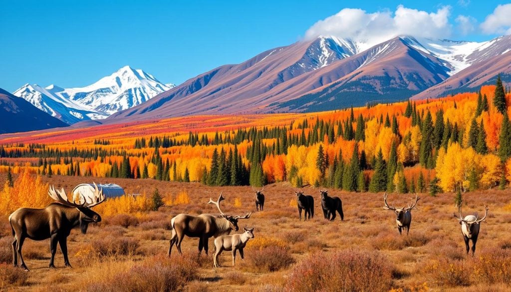 Best months for wildlife viewing in Denali National Park