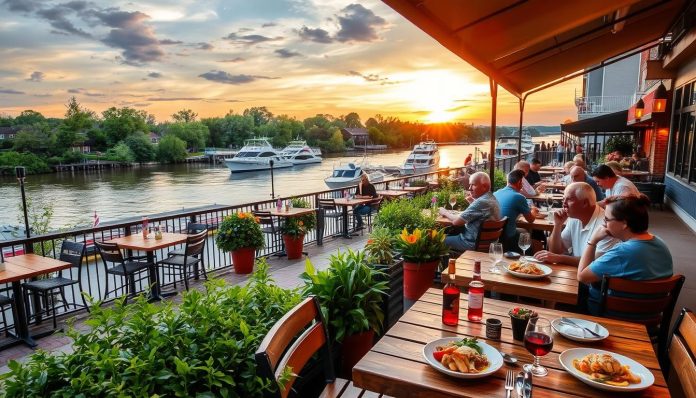 Best restaurants in Columbia Missouri on the water?