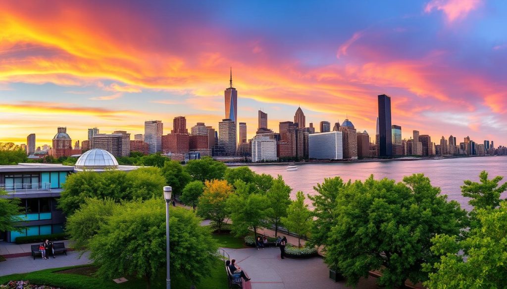 Best spots to see NYC skyline from Hoboken