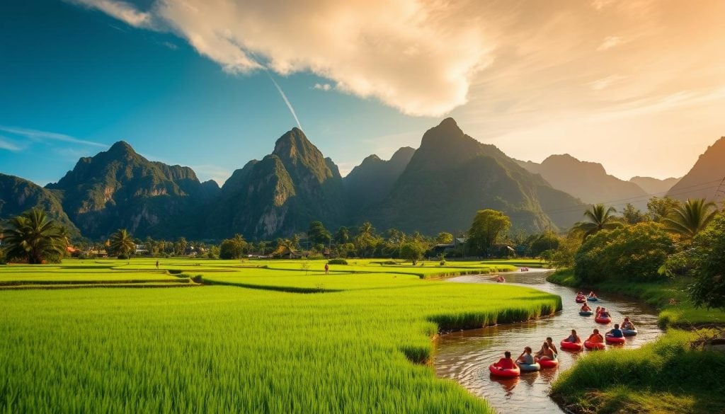 Best time for Vang Vieng travel