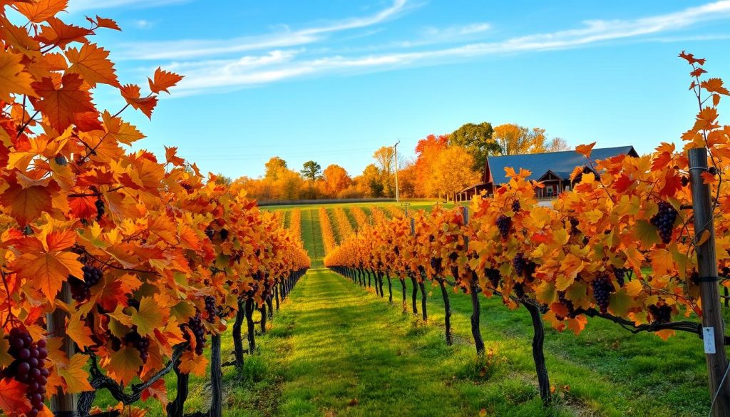 Best time of year to visit Columbia Missouri for wine tasting