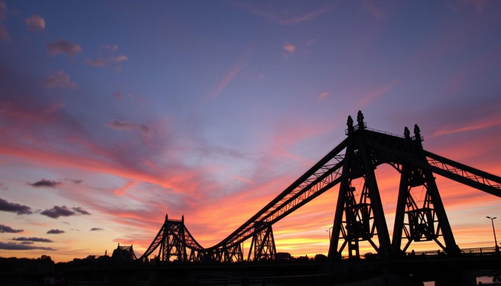 Big Four Bridge sunset Big Four Bridge sunset