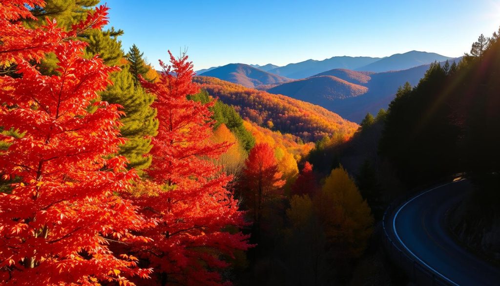 Blue Ridge Parkway fall foliage