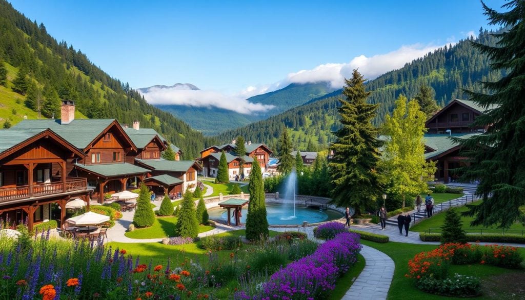 Borjomi spa town and national park