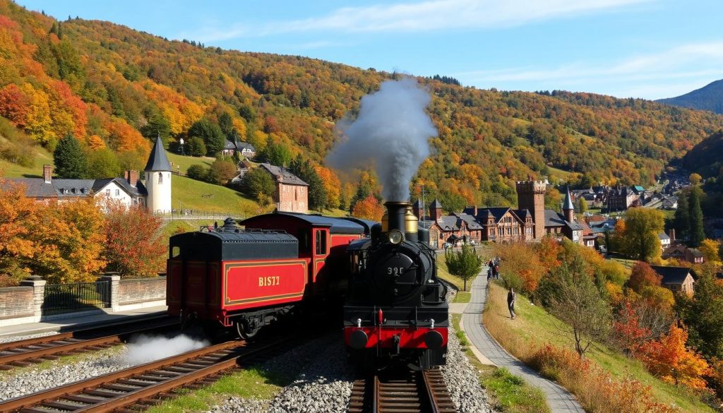 Branson Scenic Railway journey showcasing historical sites