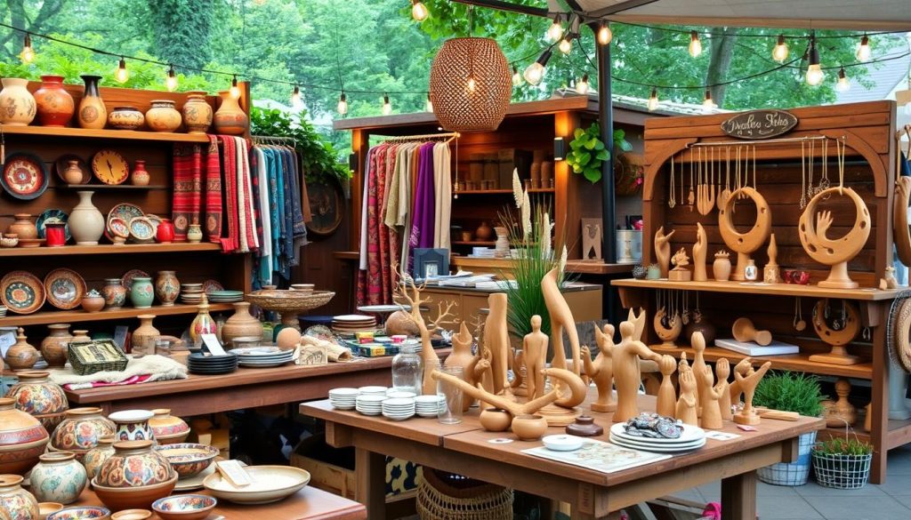 Branson handmade crafts display Branson handmade crafts display