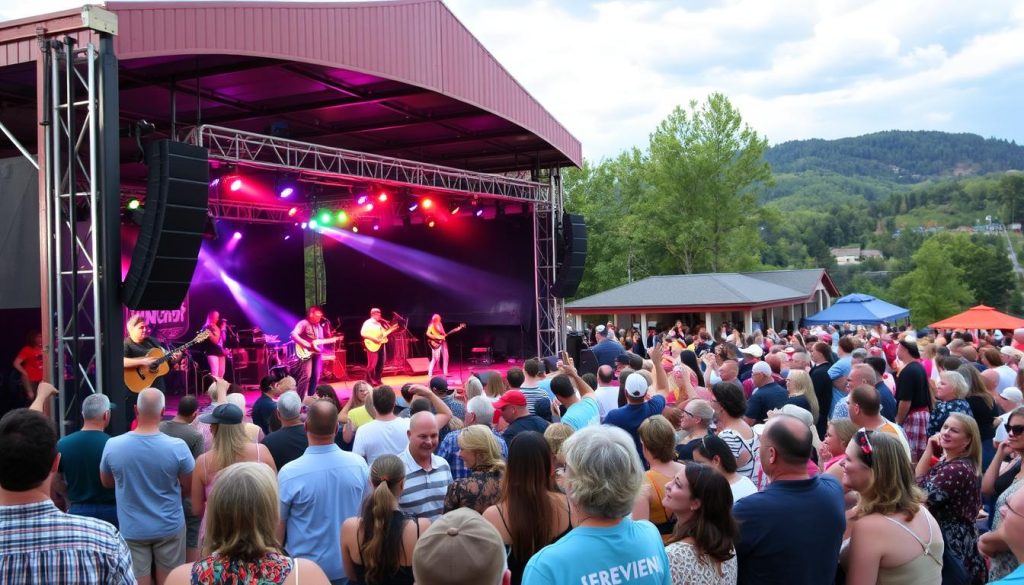 Branson live music lovers enjoying a performance