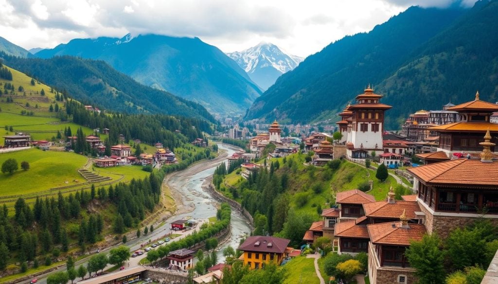 Bumthang sightseeing showcasing natural beauty and local culture