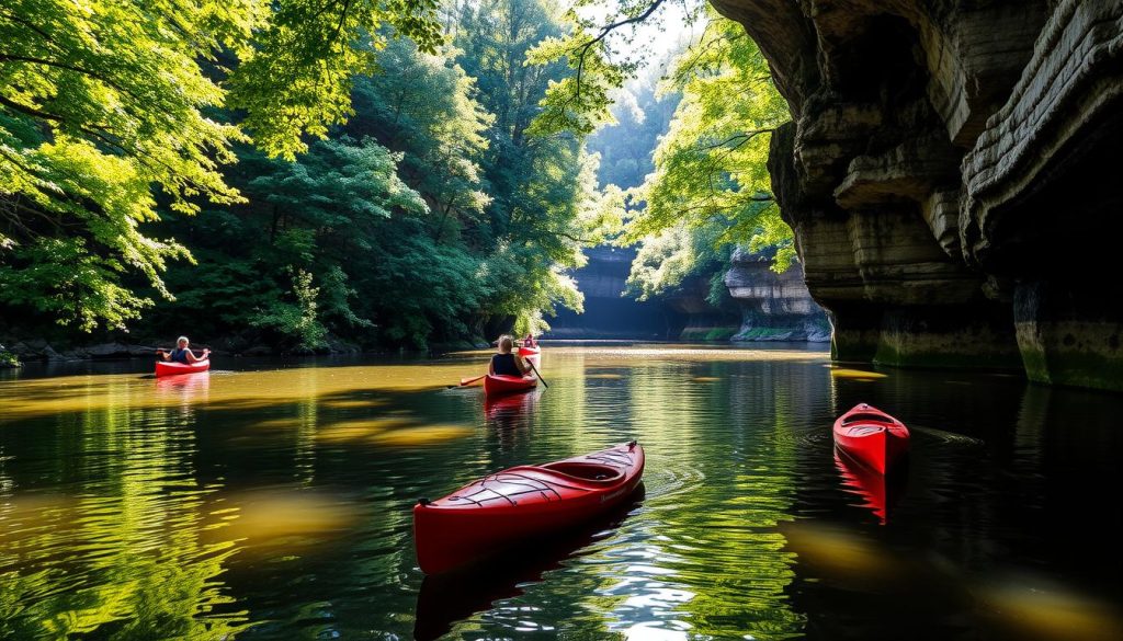 Canoeing options in Mammoth Cave National Park Canoeing options in Mammoth Cave National Park