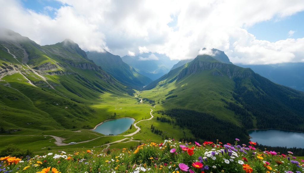 Carpathian Mountains landscape Carpathian Mountains landscape
