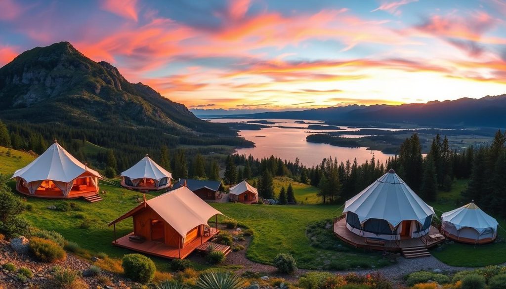 Choosing glamping site Choosing glamping site