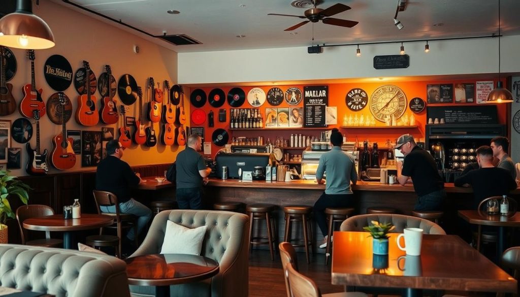 Classic Rock Coffee unique coffee atmosphere