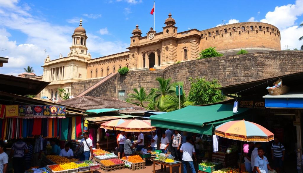 Colombo historical sites and local markets