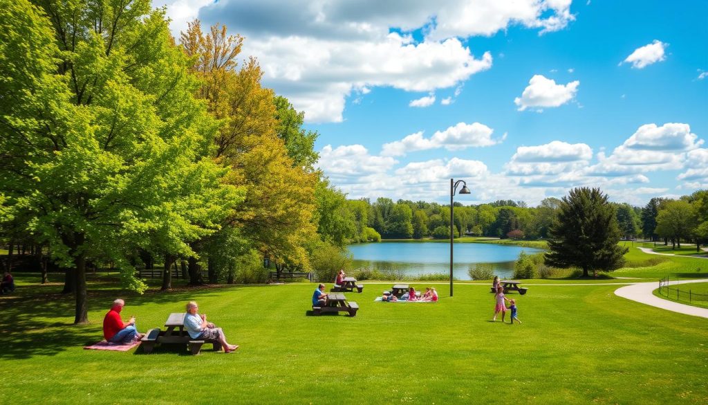 Columbia MO parks with picnic facilities