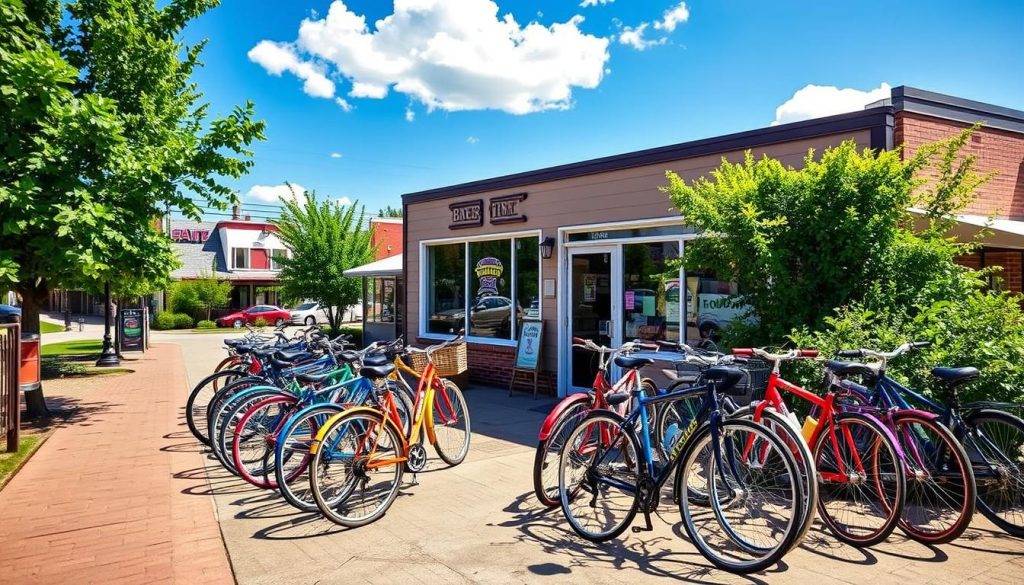 Columbia bike rental shop