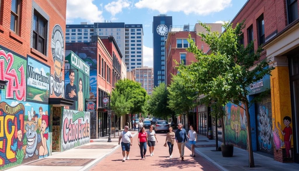 Columbia mural walking tour