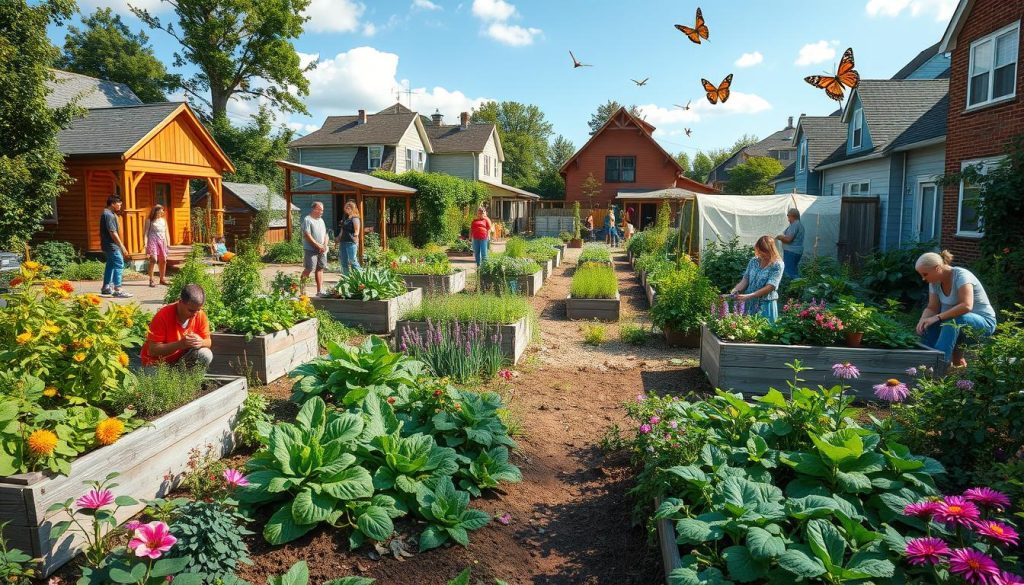 Community gardens benefits to neighborhoods Community gardens benefits to neighborhoods