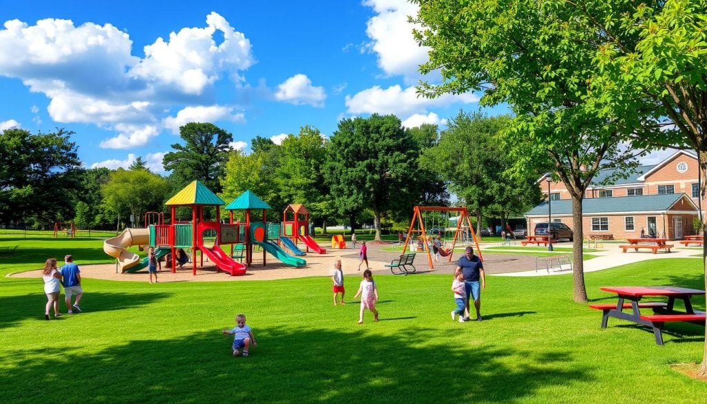 Cosmo Park Columbia MO - Largest Playground Columbia