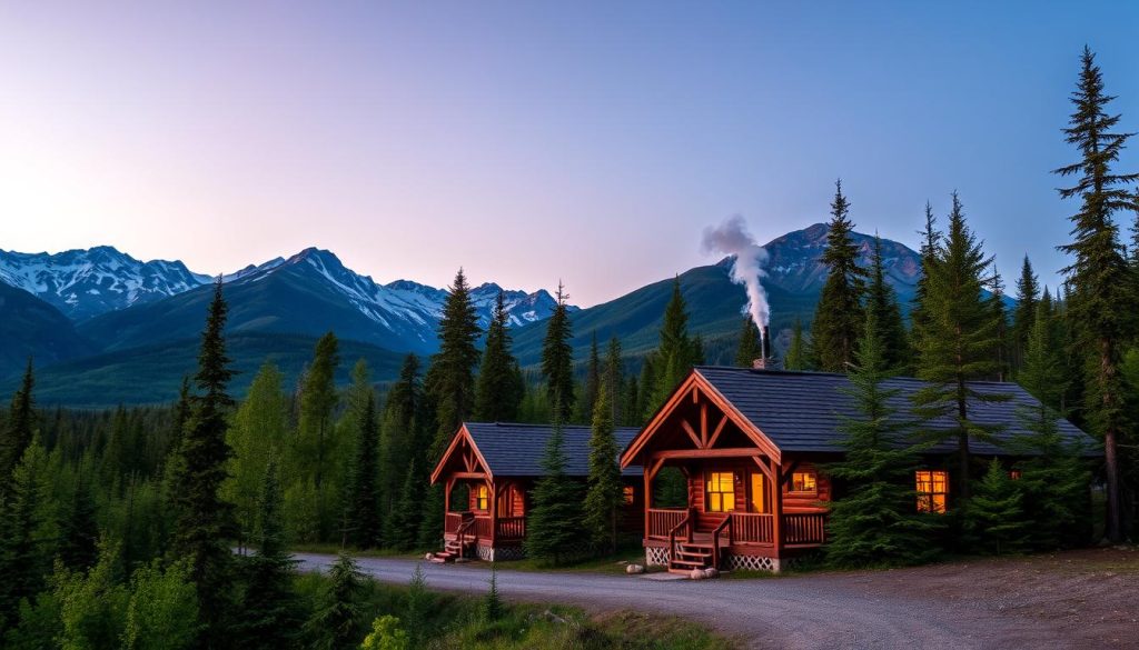 Cozy cabins near Denali National Park