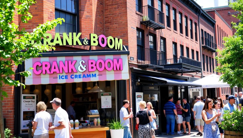 Crank & Boom Ice Cream in the Distillery District