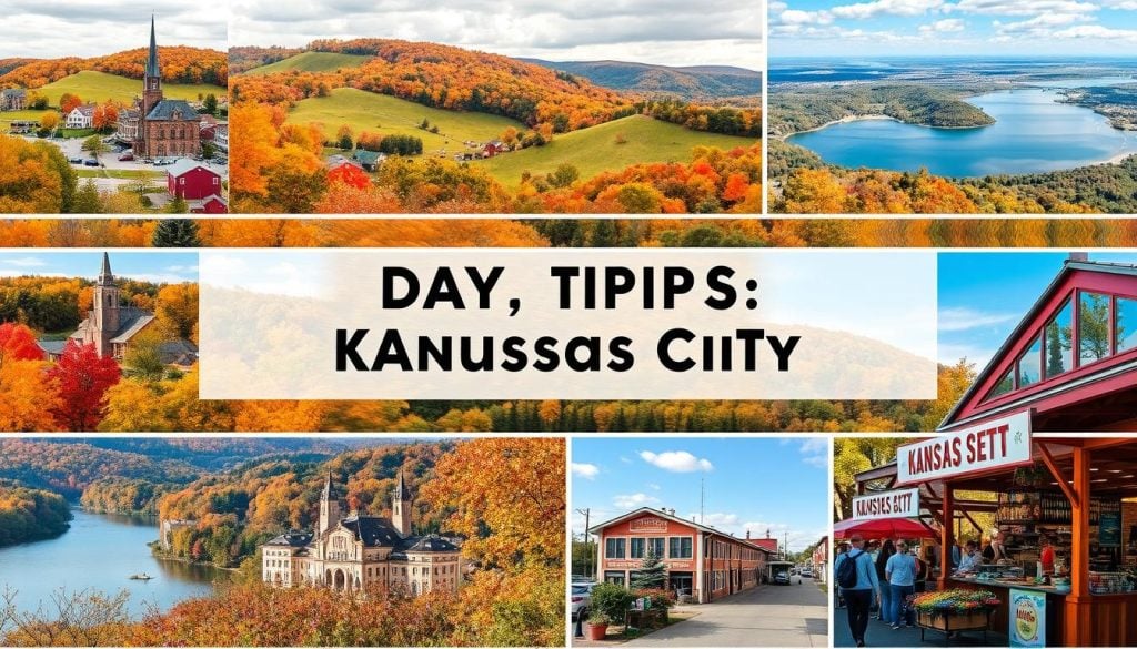 Day excursions from Kansas City visualize scenic spots and attractions