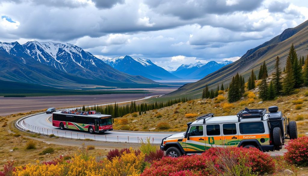 Denali National Park bus tours vs. self-driving