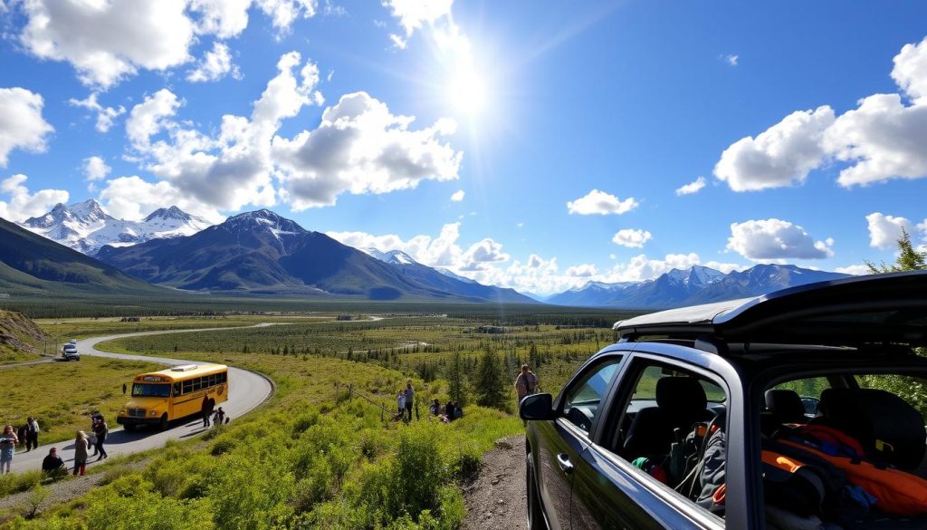 Denali National Park transportation options