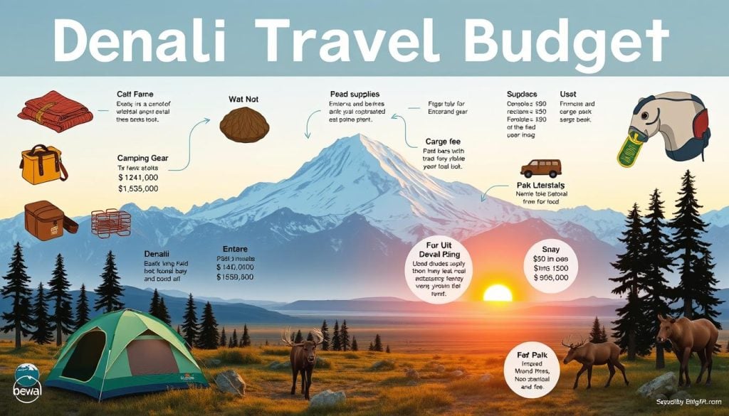 Denali National Park travel budget