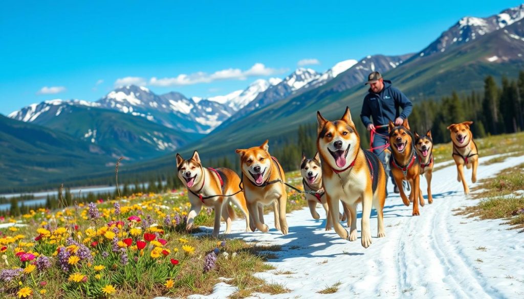 Denali Park sled dog demonstrations