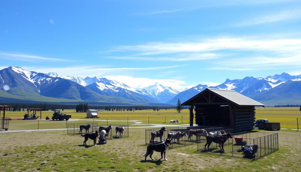 Denali Park sled dog kennels