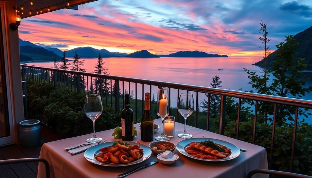 Dining for two in Juneau