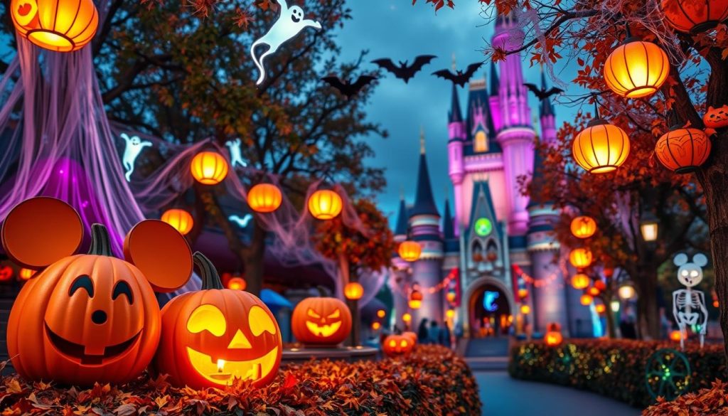 Disney Halloween festival decorations