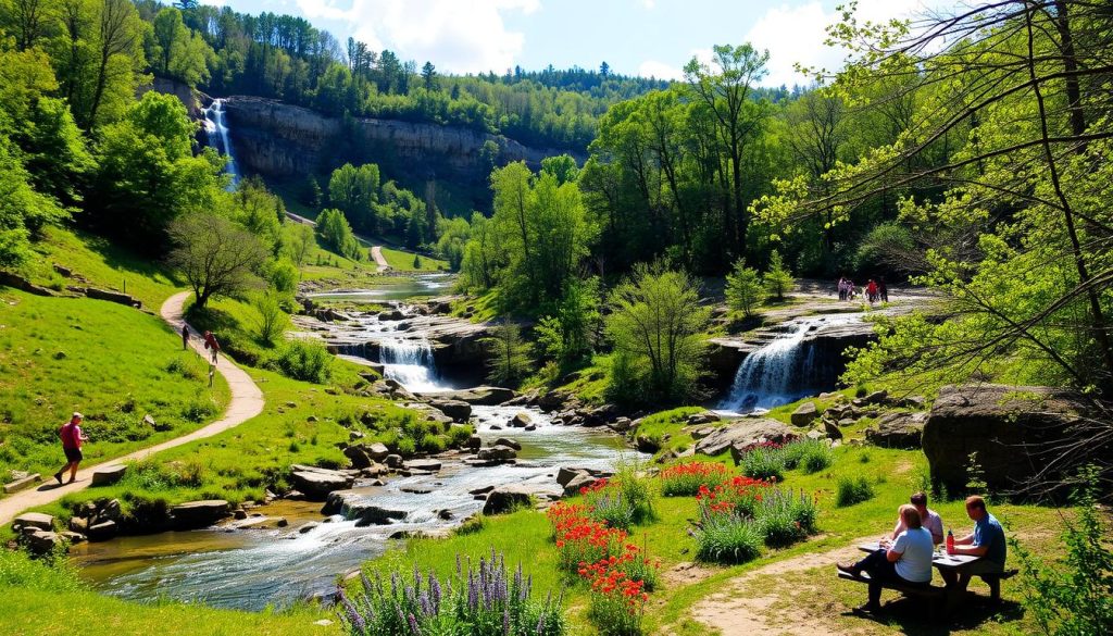 Dogwood Canyon outdoor activities near Branson