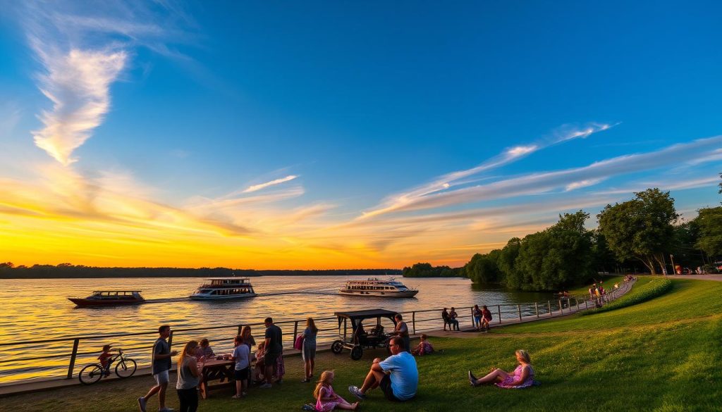 Evansville riverfront entertainment