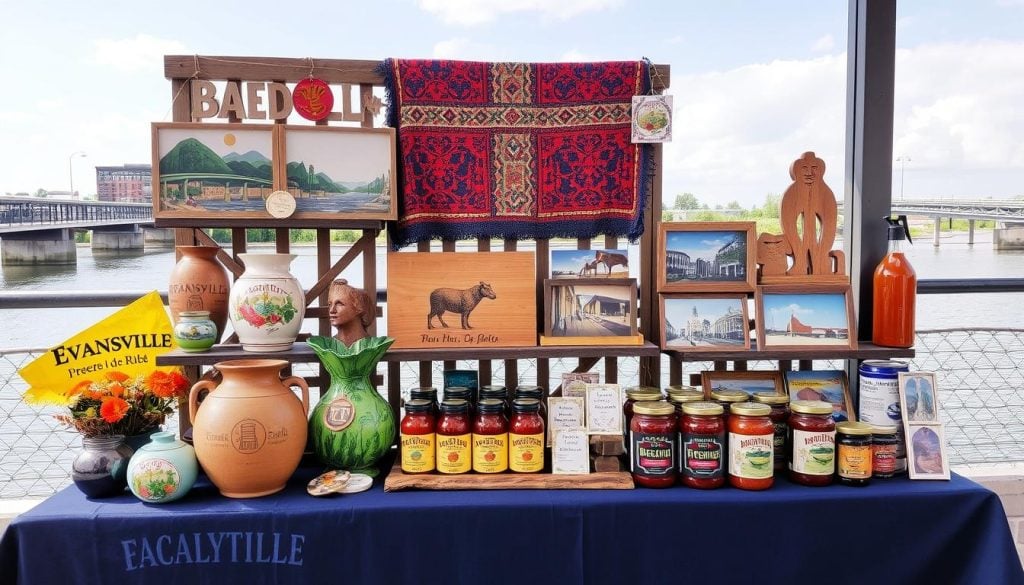 Evansville souvenirs showcasing local culture