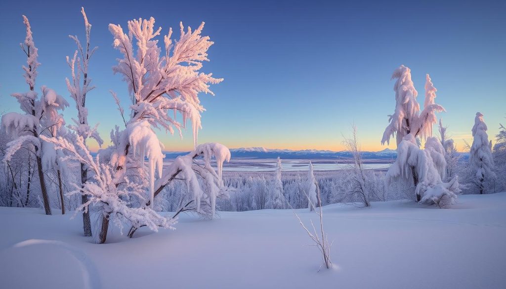 Fairbanks December snowfall