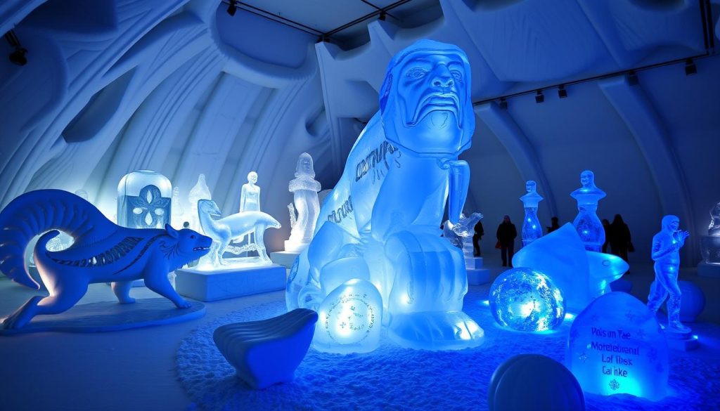 Fairbanks Ice Museum displays Fairbanks Ice Museum displays