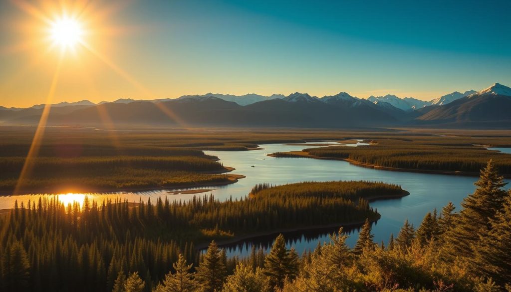 Fairbanks adventures showcasing the Midnight Sun.