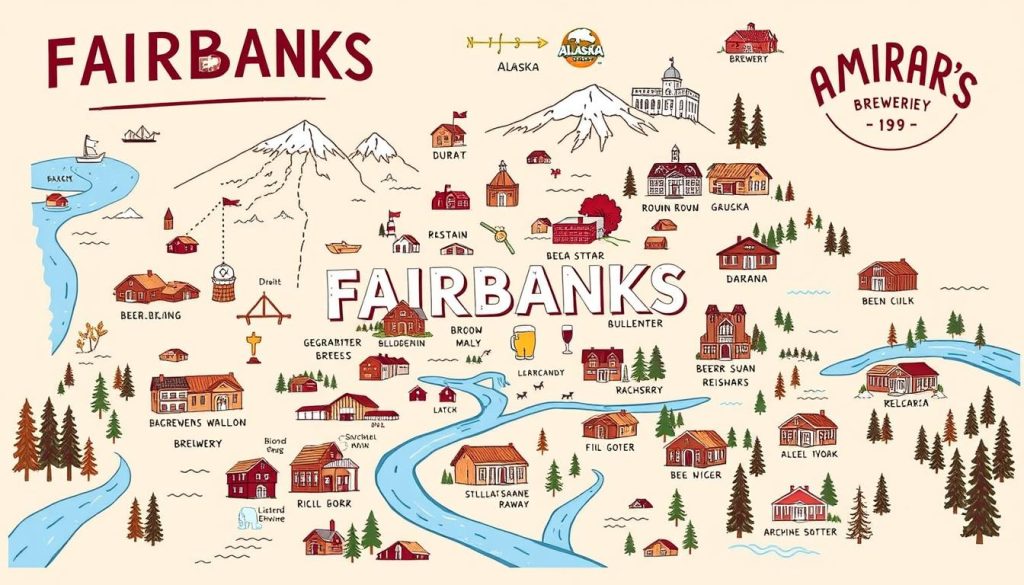 Fairbanks brewery map Fairbanks brewery map