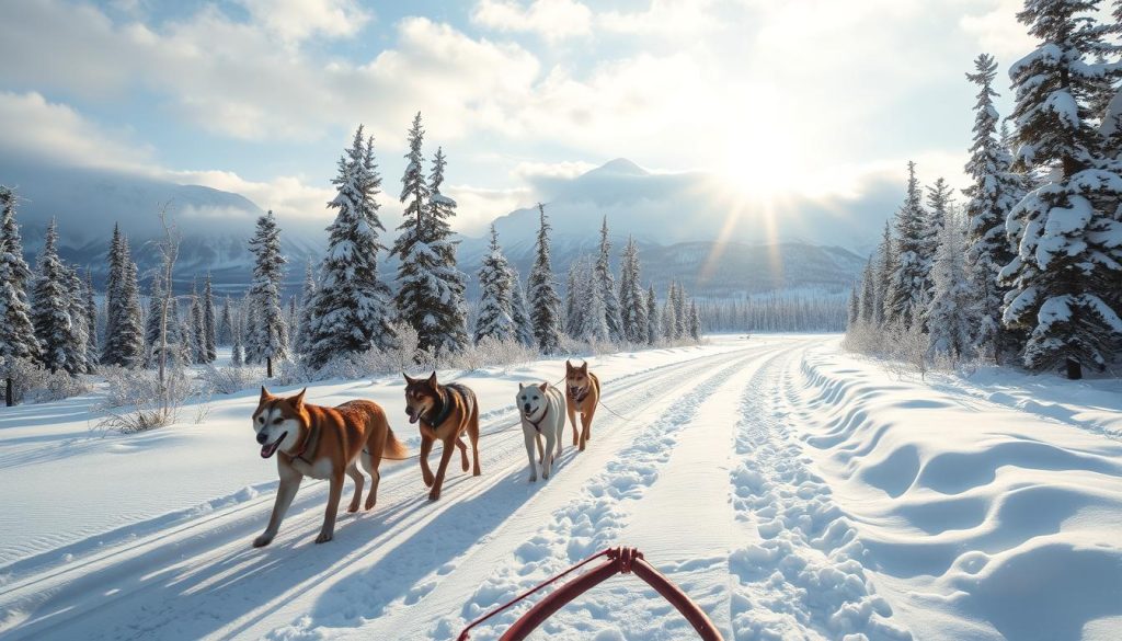 Fairbanks dog sledding experiences