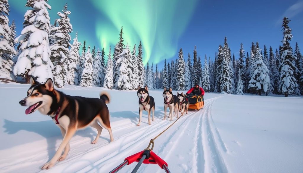 Fairbanks dog sledding experiences